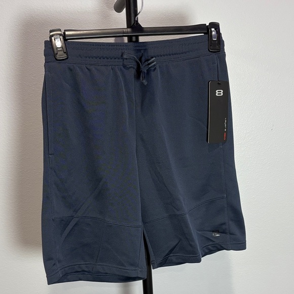 Layer 8 Dark Blue Athletic Shorts for Men - Picture 1 of 4